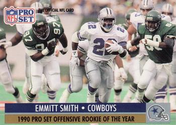 Emmitt Smith Dallas Cowboys 1991 Pro set NFL #1